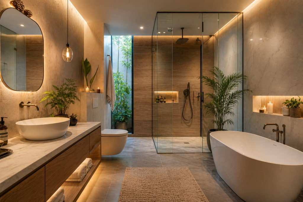bathroom interiors