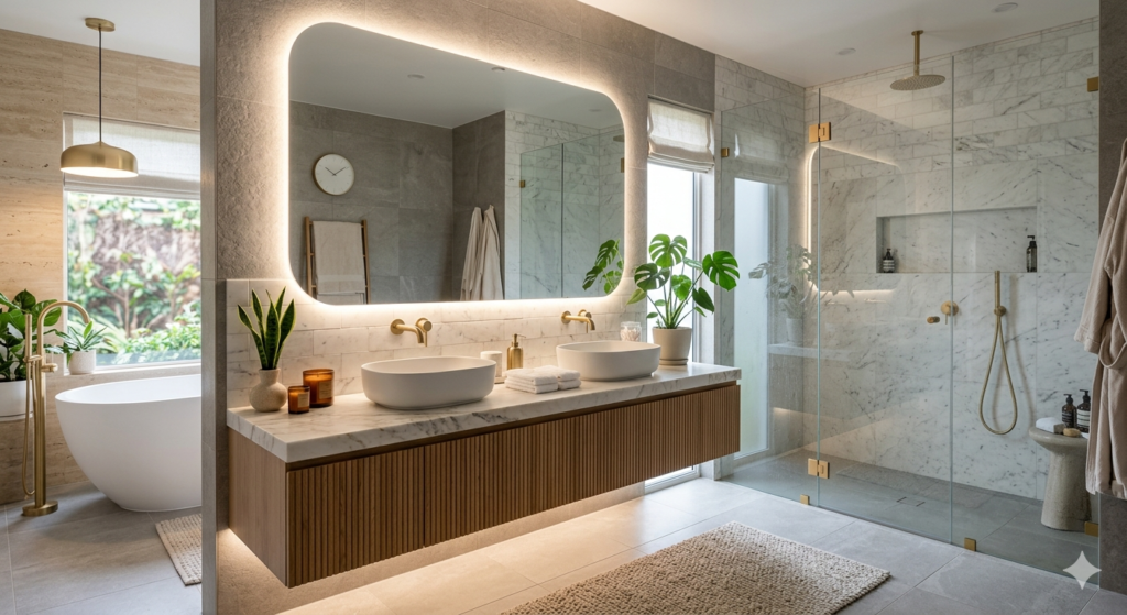 bathroom interiors