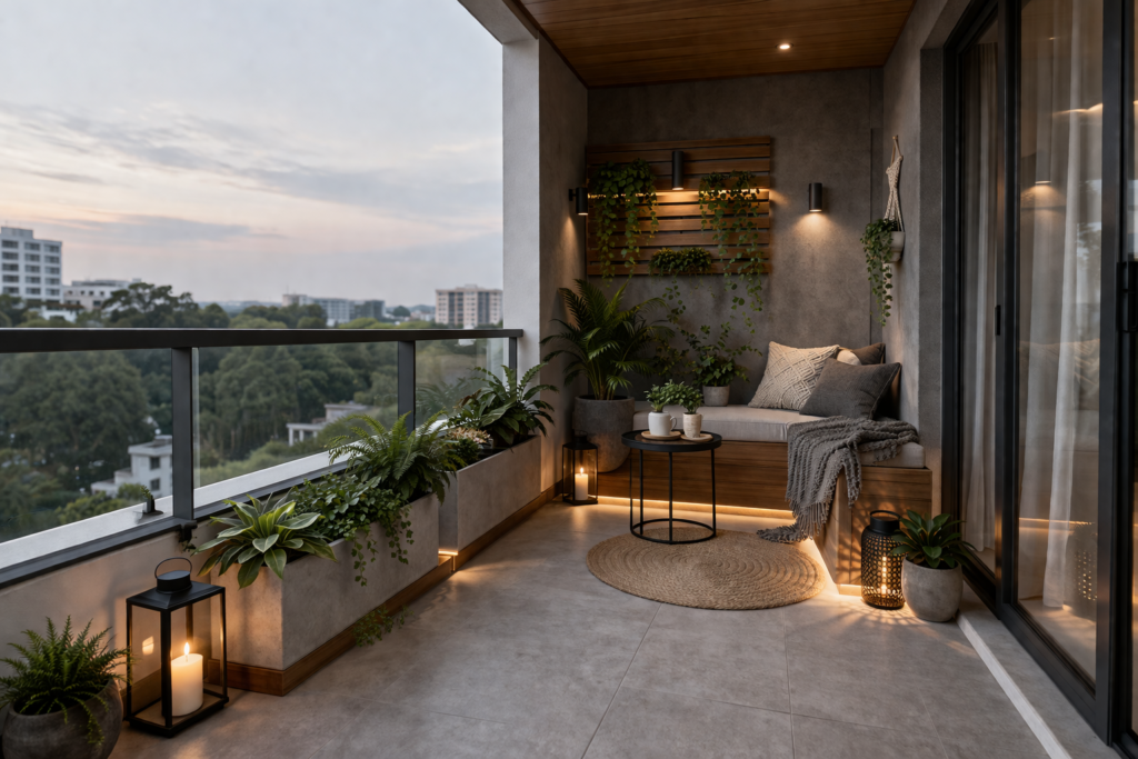 balcony interior design
